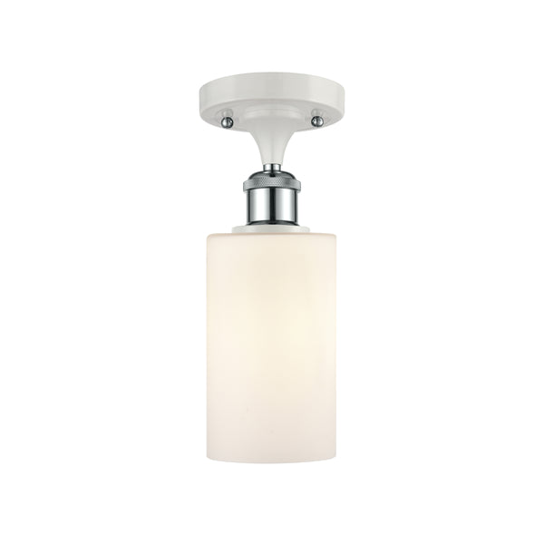 Innovations Lighting Clymer 1 Light Semi-Flush Mount Part Of The Ballston Collection 516-1C-WPC-G801
