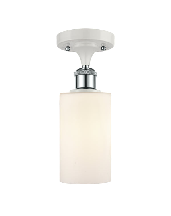 Innovations Lighting Clymer 1 Light Semi-Flush Mount Part Of The Ballston Collection 516-1C-WPC-G801-LED