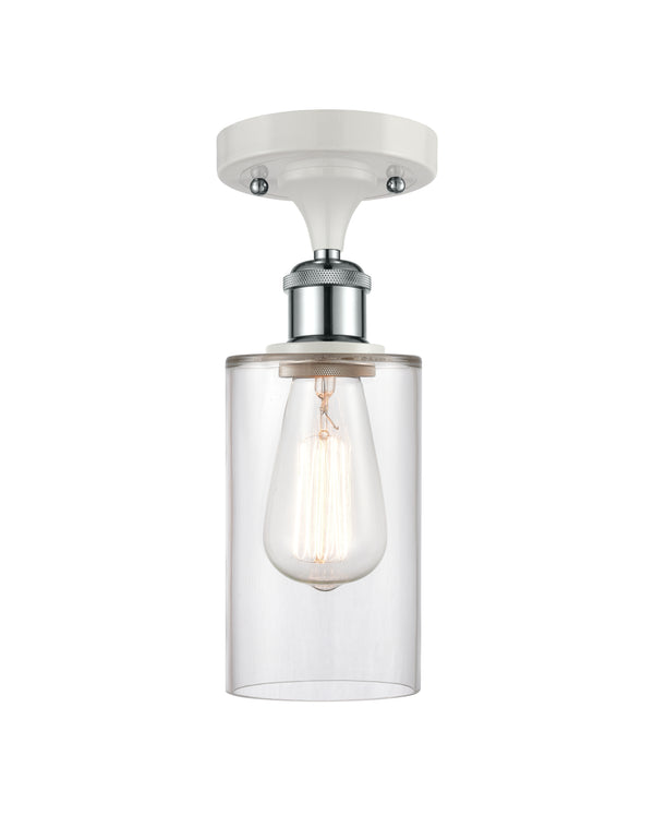 Innovations Lighting Clymer 1 Light Semi-Flush Mount Part Of The Ballston Collection 516-1C-WPC-G802-LED