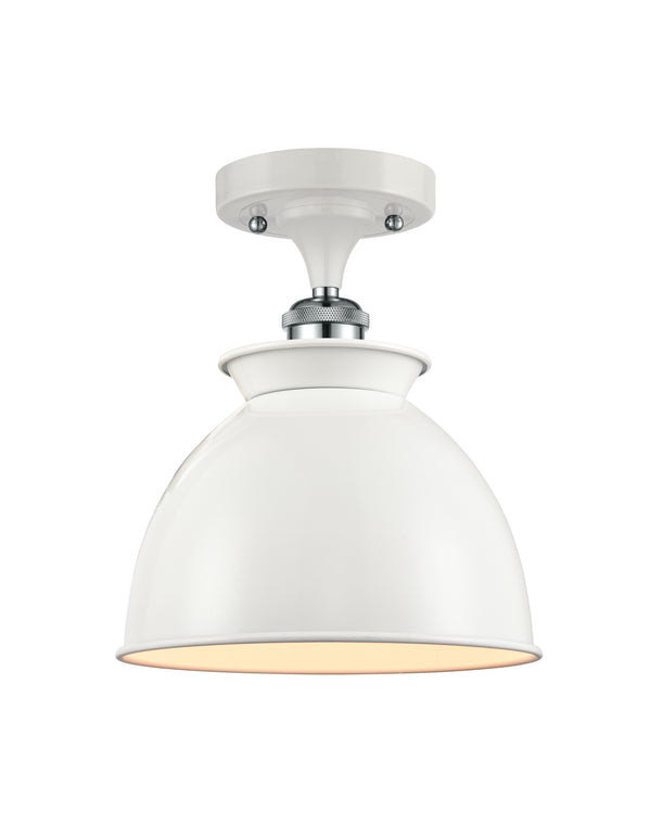 Innovations Lighting Adirondack 1 Light Semi-Flush Mount Part Of The Ballston Collection 516-1C-WPC-M14-WPC-LED
