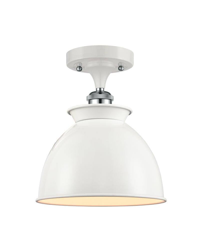 Innovations Lighting Adirondack 1 Light Semi-Flush Mount Part Of The Ballston Collection 516-1C-WPC-M14-WPC-LED