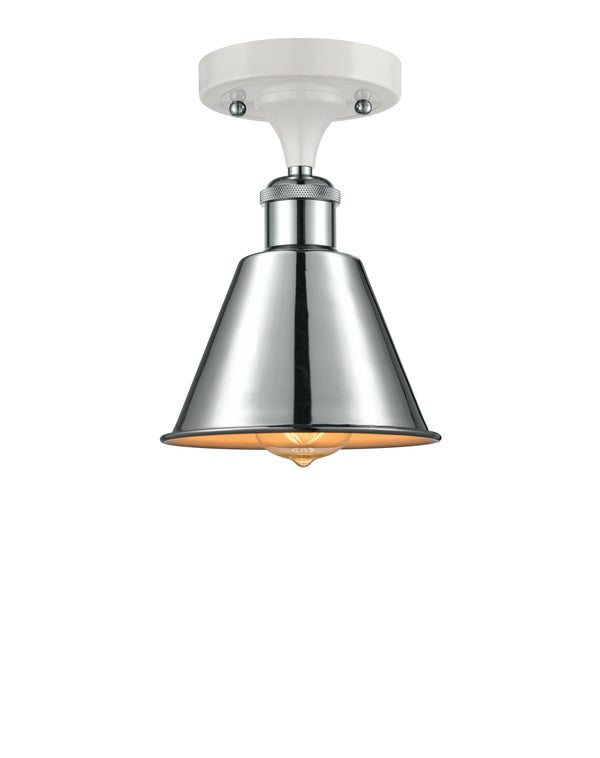 Innovations Lighting Smithfield 1 Light Semi-Flush Mount Part Of The Ballston Collection 516-1C-WPC-M8-LED