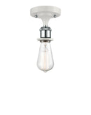 Innovations Lighting Bare Bulb 1 Light Semi-Flush Mount Part Of The Ballston Collection 516-1C-WPC-LED