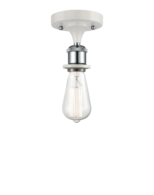 Innovations Lighting Bare Bulb 1 Light Semi-Flush Mount Part Of The Ballston Collection 516-1C-WPC-LED