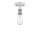 Innovations Lighting Bare Bulb 1 Light Semi-Flush Mount Part Of The Ballston Collection 516-1C-WPC