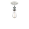 Innovations Lighting Bare Bulb 1 Light Semi-Flush Mount Part Of The Ballston Collection 516-1C-WPC