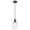 Candor Mini Pendant shown in the Oil Rubbed Bronze finish with a Clear Waterglass shade