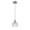 Dayton Mini Pendant shown in the Polished Chrome finish with a Clear shade