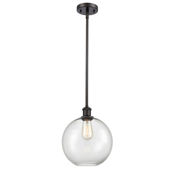 Athens Mini Pendant shown in the Oil Rubbed Bronze finish with a Clear shade