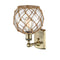 Innovations Lighting Farmhouse Rope 1 Light Sconce Part Of The Ballston Collection 516-1W-AB-G122-8RB
