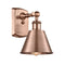 Smithfield Sconce shown in the Antique Copper finish with a Antique Copper shade