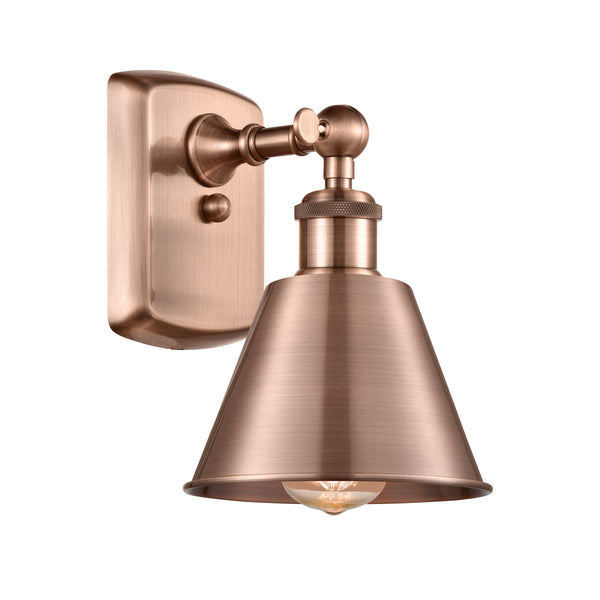 Smithfield Sconce shown in the Antique Copper finish with a Antique Copper shade