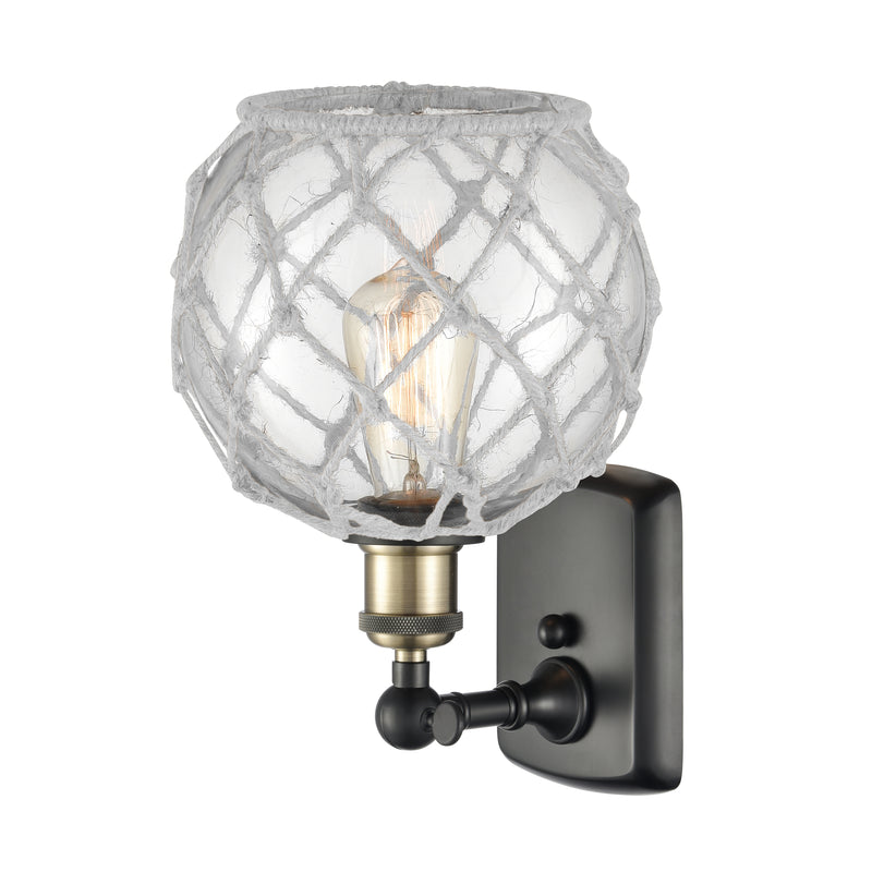 Innovations Lighting Farmhouse Rope 1 Light Sconce Part Of The Ballston Collection 516-1W-BAB-G122-8RW