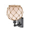 Innovations Lighting Farmhouse Rope 1 Light Sconce Part Of The Ballston Collection 516-1W-BK-G121-8RB