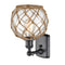 Innovations Lighting Farmhouse Rope 1 Light Sconce Part Of The Ballston Collection 516-1W-BK-G122-8RB