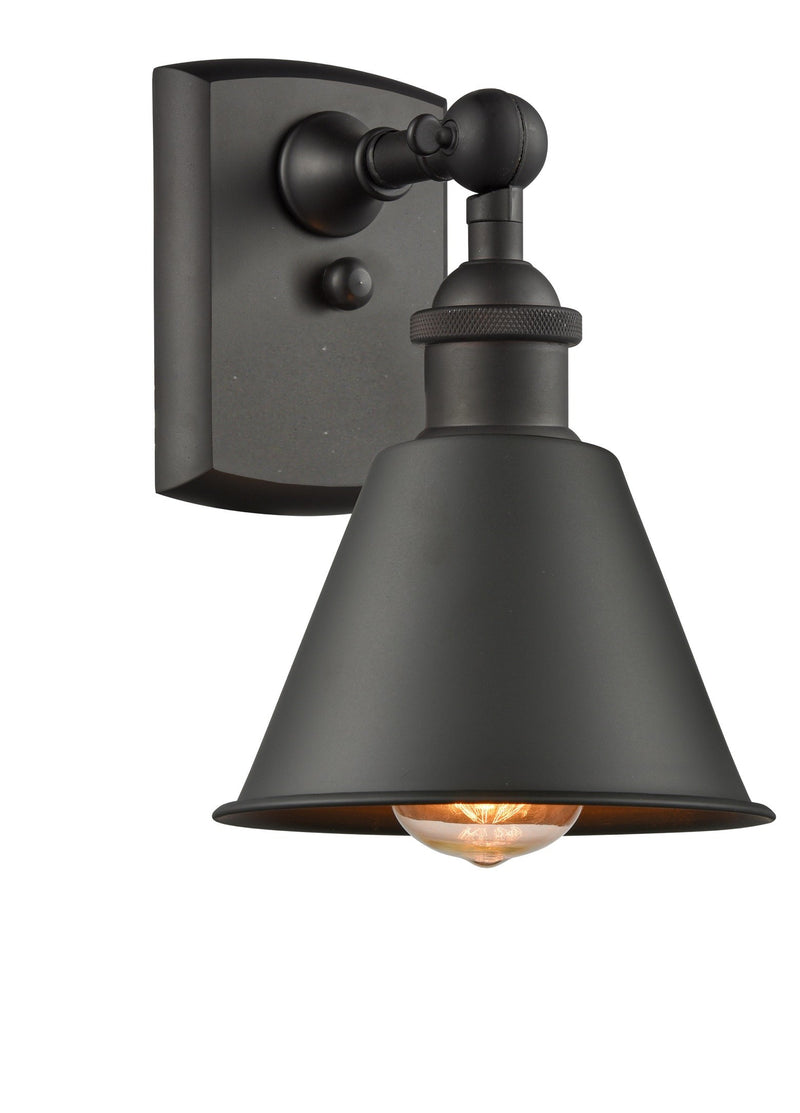 Innovations Lighting Smithfield 1-100 watt 7 inch Oil Rubbed Bronze Sconce Oil Rubbed Bronze  180 Degree Adjustable Swivels 5161WOBM8