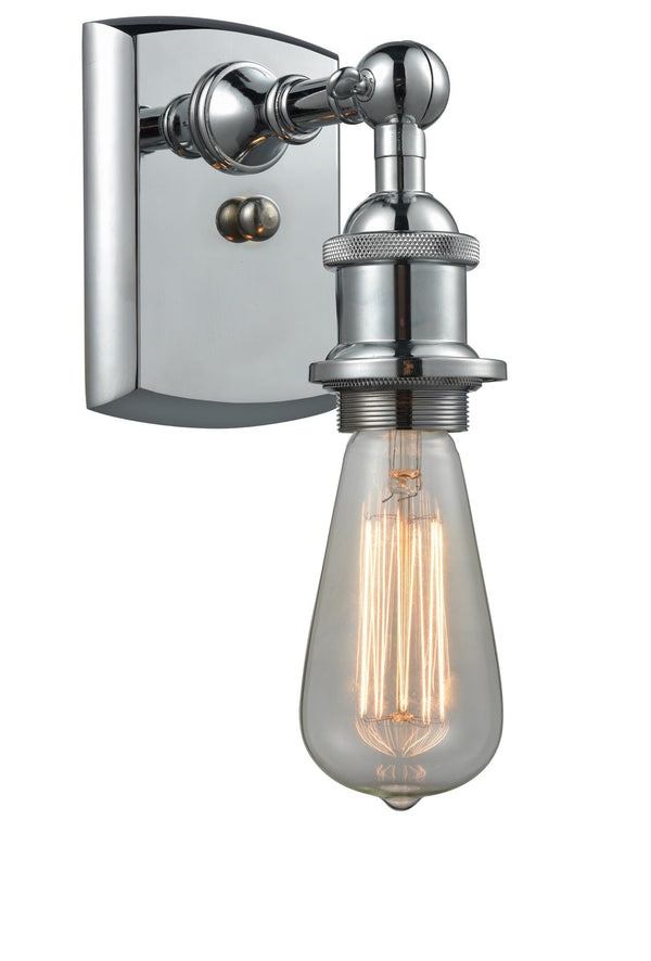 Innovations Lighting Bare Bulb 1-100 watt 4.5 inch Polished Chrome Sconce   180 Degree Adjustable Swivels 5161WPC