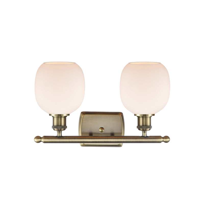 Innovations Lighting Belfast 2 Light Bath Vanity Light Part Of The Ballston Collection 516-2W-AB-G101