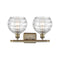 Innovations Lighting Deco Swirl 2 Light 16" Bath Vanity Light 516-2W-AB-G1213-8-LED