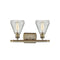 Innovations Lighting Conesus 2 Light Bath Vanity Light Part Of The Ballston Collection 516-2W-AB-G275-LED