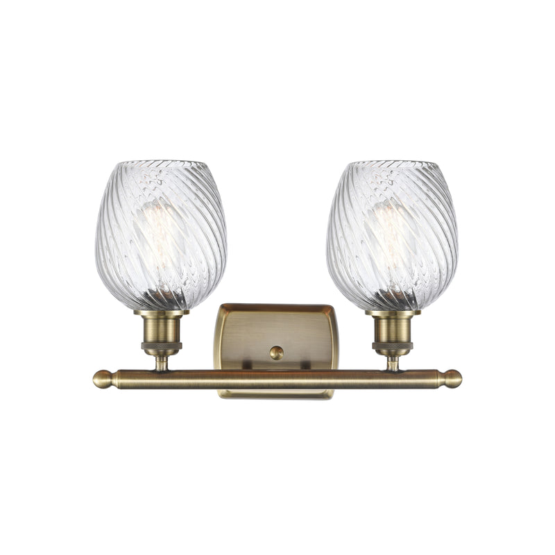 Innovations Lighting Salina 2 Light Bath Vanity Light Part Of The Ballston Collection 516-2W-AB-G292