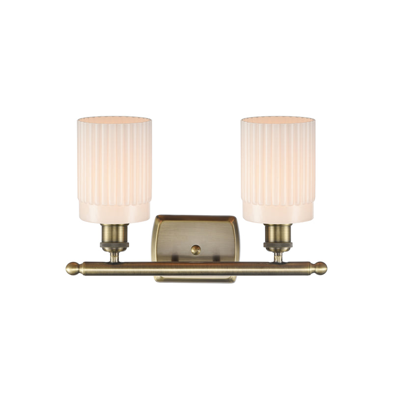 Innovations Lighting Hadley 2 Light Bath Vanity Light Part Of The Ballston Collection 516-2W-AB-G341