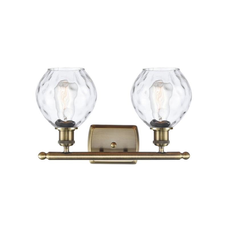 Innovations Lighting Small Waverly 2 Light Bath Vanity Light Part Of The Ballston Collection 516-2W-AB-G362
