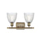 Innovations Lighting Castile 2 Light Bath Vanity Light Part Of The Ballston Collection 516-2W-AB-G382