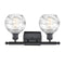 Innovations Lighting Deco Swirl 2 Light 16" Bath Vanity Light 516-2W-BK-G1213-6-LED