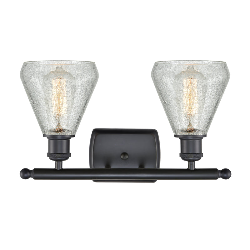 Innovations Lighting Conesus 2 Light Bath Vanity Light Part Of The Ballston Collection 516-2W-BK-G275-LED