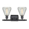 Innovations Lighting Conesus 2 Light Bath Vanity Light Part Of The Ballston Collection 516-2W-BK-G275