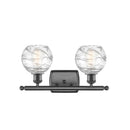 Innovations Lighting Deco Swirl 2 Light 16" Bath Vanity Light 516-2W-OB-G1213-6-LED