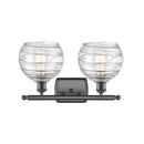 Innovations Lighting Deco Swirl 2 Light 16" Bath Vanity Light 516-2W-OB-G1213-8-LED