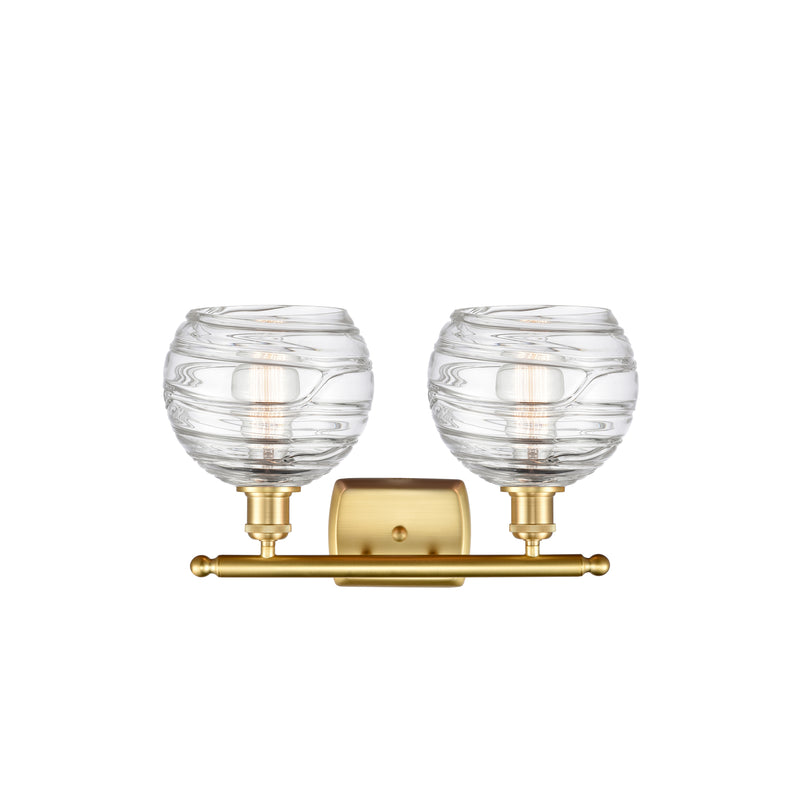 Innovations Lighting Deco Swirl 2 Light 16" Bath Vanity Light 516-2W-SG-G1213-8