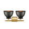 Innovations Lighting Adirondack 2 Light Bath Vanity Light Part Of The Ballston Collection 516-2W-SG-M14-BK