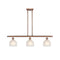 Dayton Island Light shown in the Antique Copper finish with a White shade