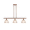 Arietta Island Light shown in the Antique Copper finish with a Clear shade