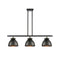 Adirondack Island Light shown in the Black Antique Brass finish with a Matte Black shade
