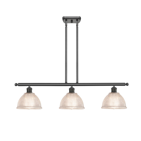 Arietta Island Light shown in the Oil Rubbed Bronze finish with a Clear shade