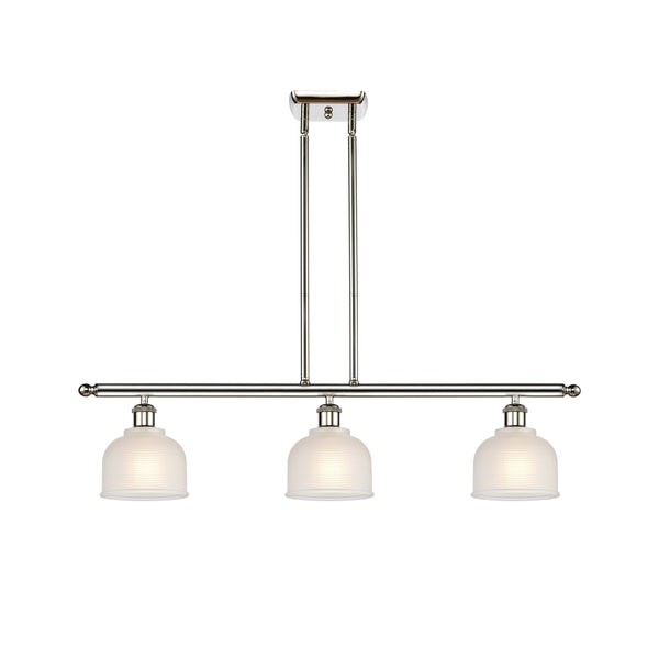 Dayton Island Light shown in the Polished Nickel finish with a White shade
