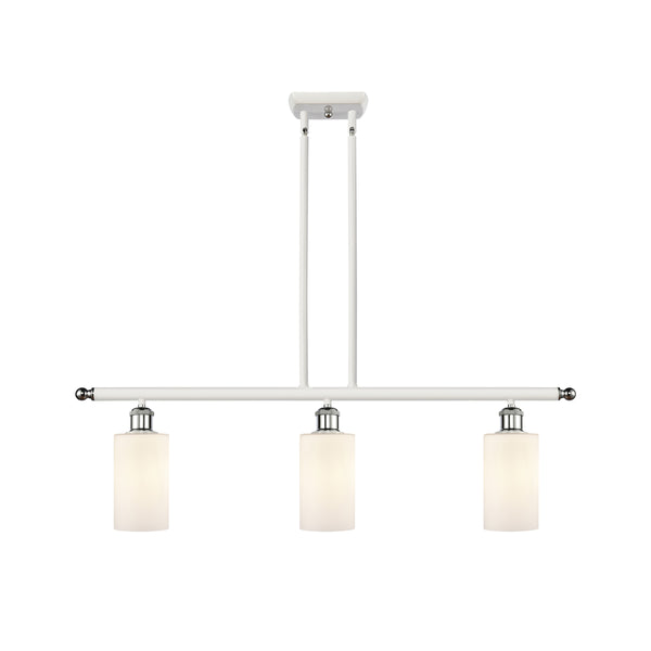 Clymer Island Light shown in the White and Polished Chrome finish with a Matte White shade