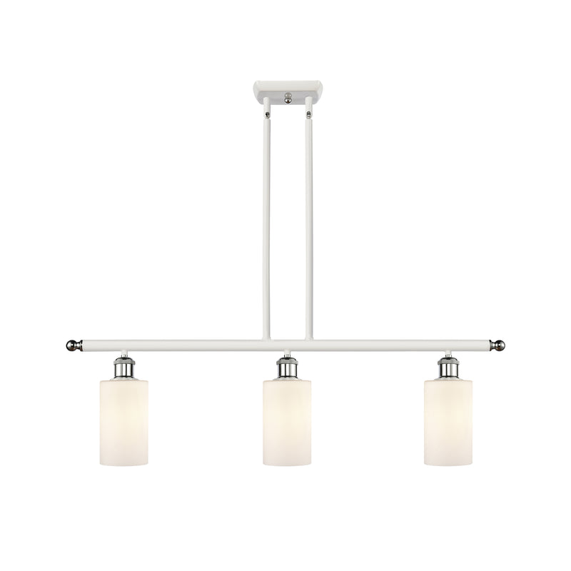 Clymer Island Light shown in the White and Polished Chrome finish with a Matte White shade