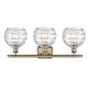 Innovations Lighting Deco Swirl 3 Light 26" Bath Vanity Light 516-3W-AB-G1213-8-LED