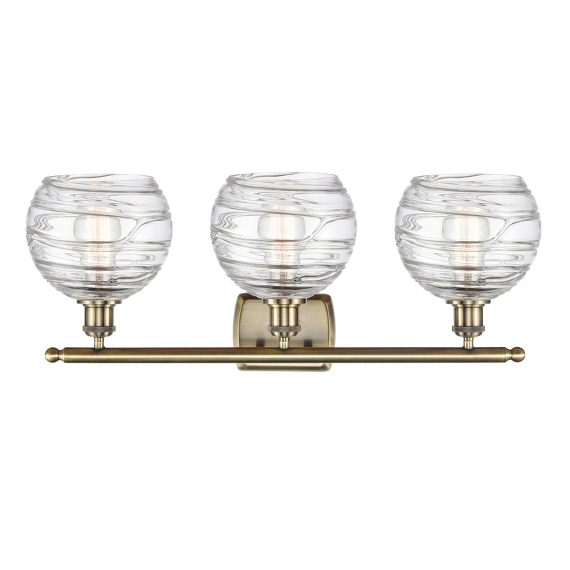 Innovations Lighting Deco Swirl 3 Light 26" Bath Vanity Light 516-3W-AB-G1213-8-LED