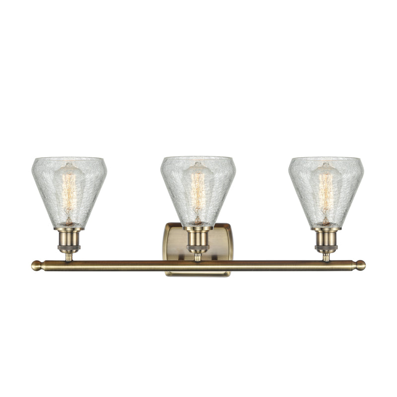 Innovations Lighting Conesus 3 Light Bath Vanity Light Part Of The Ballston Collection 516-3W-AB-G275-LED