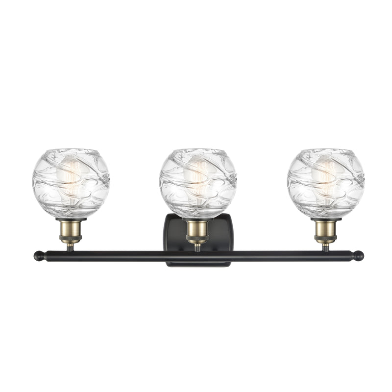 Innovations Lighting Deco Swirl 3 Light 26" Bath Vanity Light 516-3W-BAB-G1213-6-LED