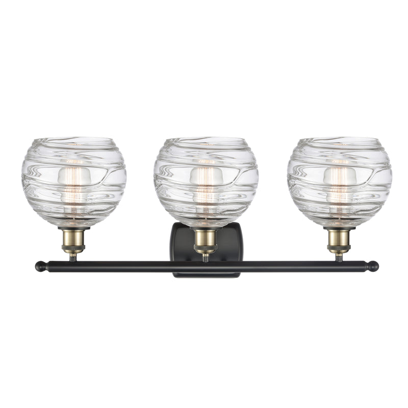 Innovations Lighting Deco Swirl 3 Light 26" Bath Vanity Light 516-3W-BAB-G1213-8-LED