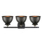 Innovations Lighting Adirondack 3 Light Bath Vanity Light Part Of The Ballston Collection 516-3W-BAB-M14-BK-LED