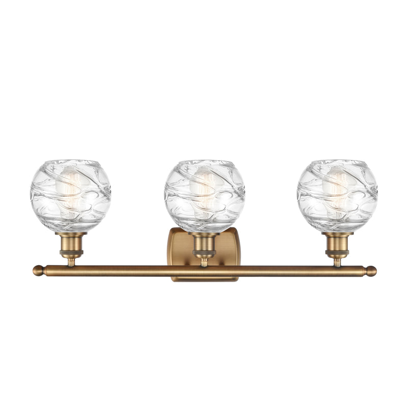 Innovations Lighting Deco Swirl 3 Light 26" Bath Vanity Light 516-3W-BB-G1213-6-LED