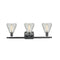 Innovations Lighting Conesus 3 Light Bath Vanity Light Part Of The Ballston Collection 516-3W-BK-G275-LED